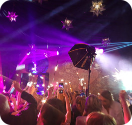 fête anniversaire paillettes Si Si La Paillette