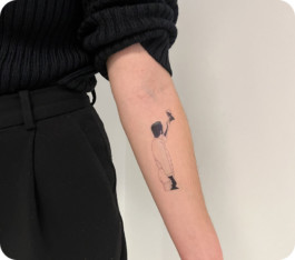 Tatouage temporaire Si Si La Paillette