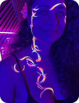 fluo make up Bodypaint fluo UV