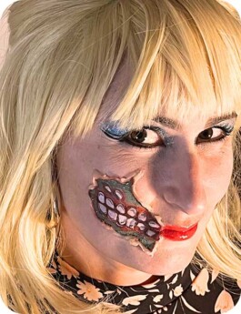 maquillage halloween mars attacks