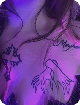 tatouage temporaire lady gaga mayhem